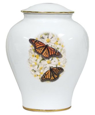 Porcelain Urn (Butterfly)