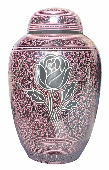 Brass Urn (Eternal Rose)
